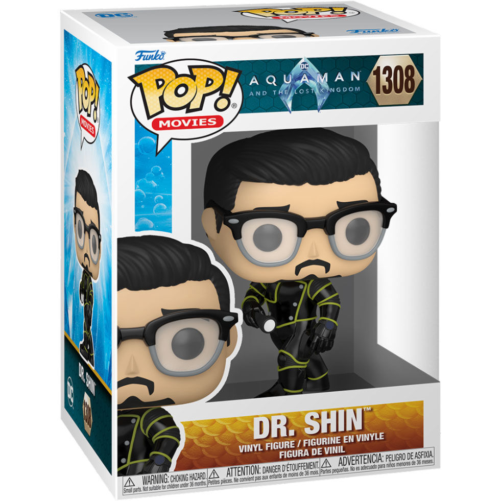 Figura POP DC Comics Aquaman y el Reino Perdido Dr. Shin FUNKO