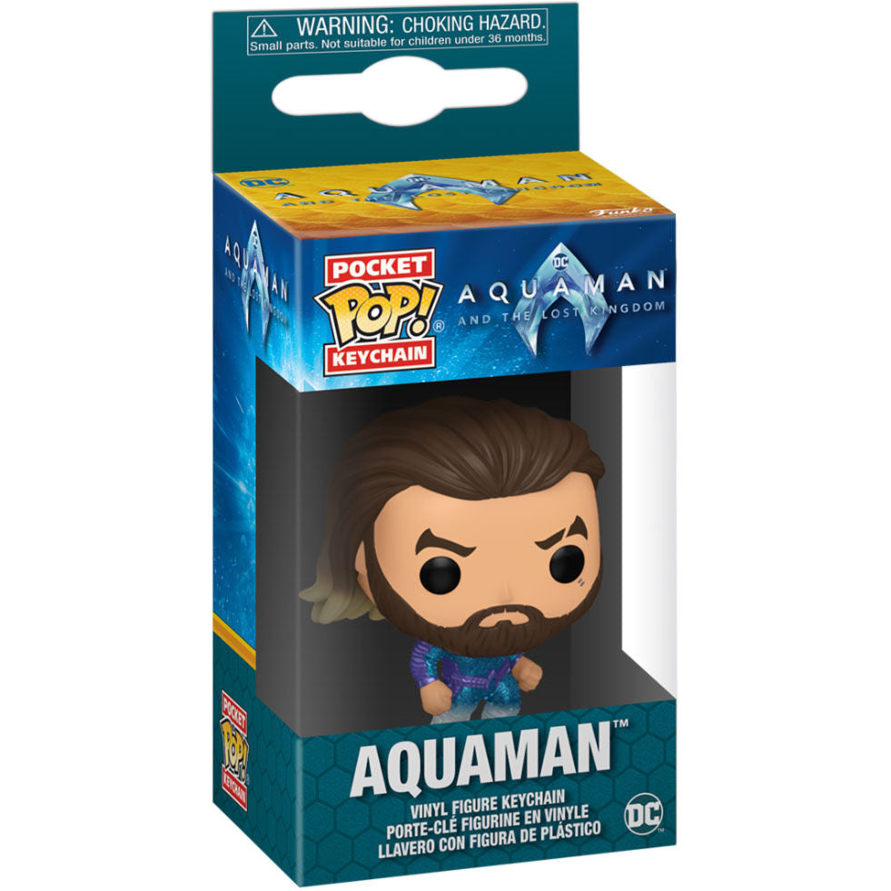 Llavero Pocket POP DC Comics Aquaman y el Reino Perdido Aquaman FUNKO