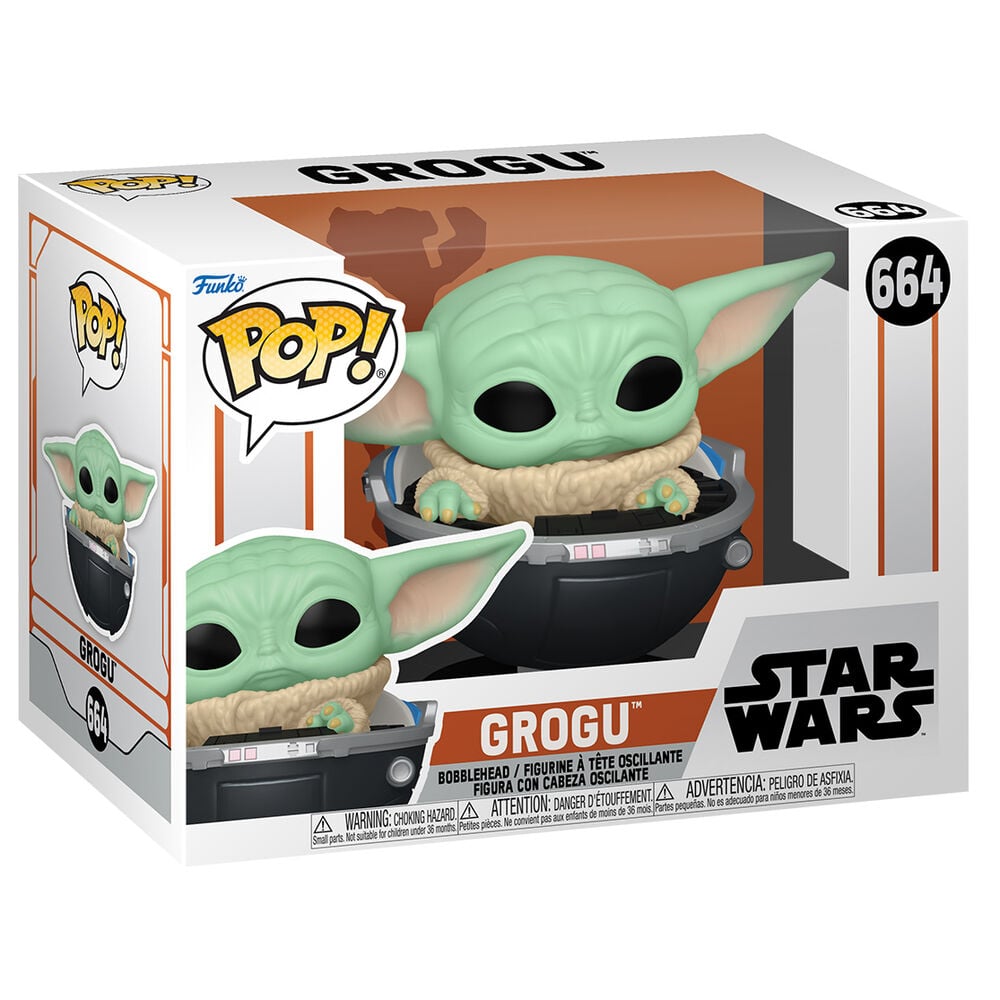 Figura POP Star Wars Mandalorian Grogu FUNKO