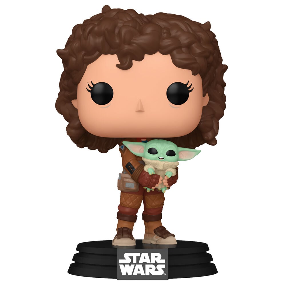 Figura POP Star Wars Mandalorian 9 Peli Motto with Grogu FUNKO
