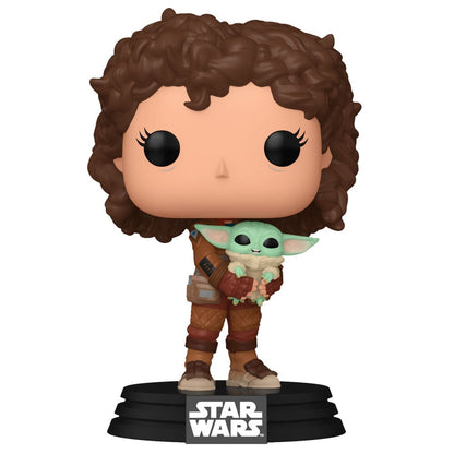 Figura POP Star Wars Mandalorian 9 Peli Motto with Grogu FUNKO