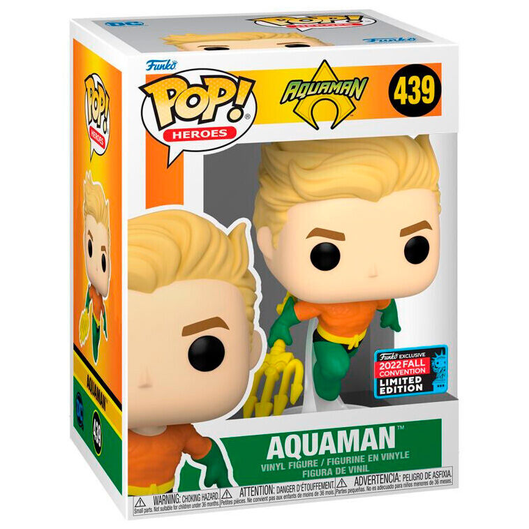 Figura POP DC Comics Aquaman - Aquaman Exclusive FUNKO
