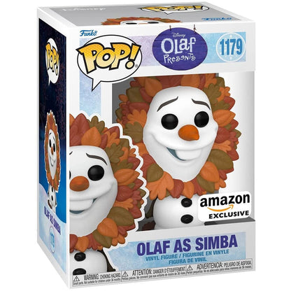 Figura POP Disney Olaf Present Olaf as Simba Exclusive FUNKO
