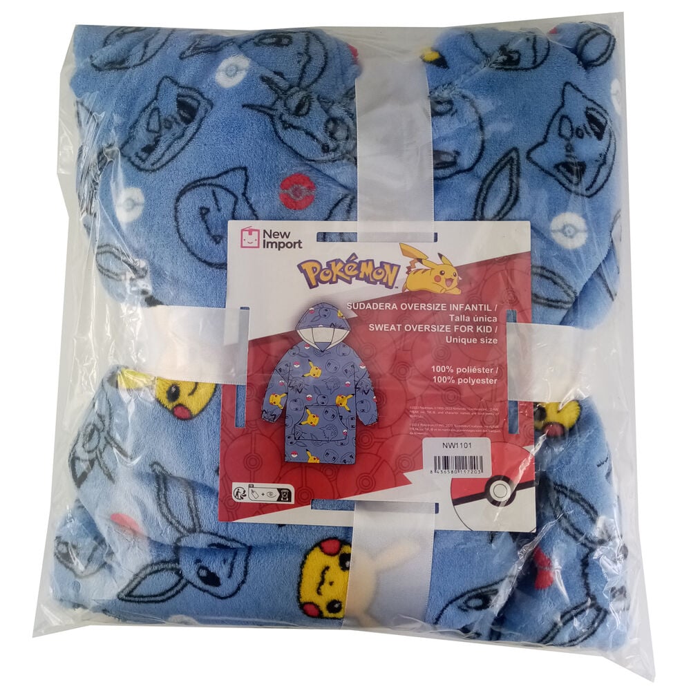 Bata sudadera oversize Pokemon coral infantil NINTENDO