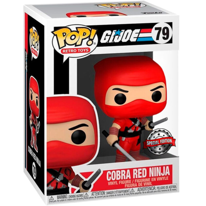 Figura POP G.I. Joe Cobra Red Ninja Exclusive FUNKO
