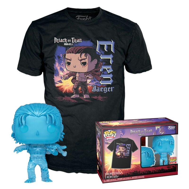 Set figura POP & Tee Attack on Titan Eren Exclusive FUNKO