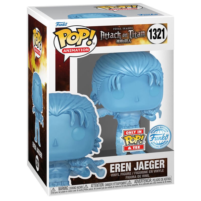 Set figura POP & Tee Attack on Titan Eren Exclusive FUNKO