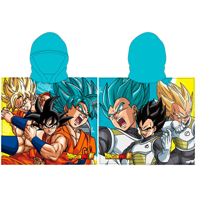 Poncho toalla Dragon Ball Z microfibra TOEI ANIMATION