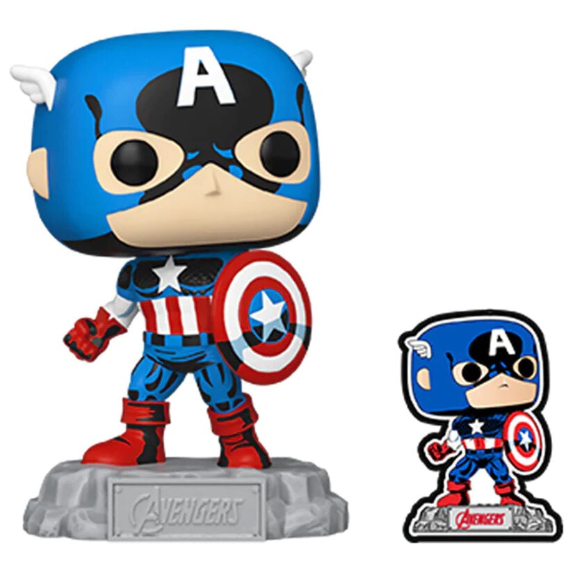 Figura POP Marvel Los Vengadores Avengers Captain America Exclusive FUNKO