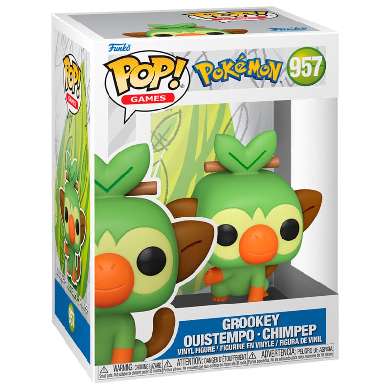 Figura POP Pokemon Grookey FUNKO