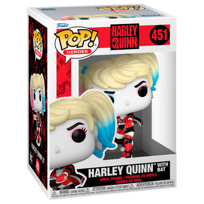 Figura POP DC Comics Harley Quinn with Bat FUNKO