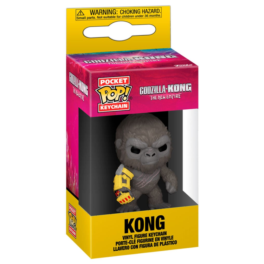Llavero Pocket POP Godzilla y Kong El nuevo imperio Kong FUNKO