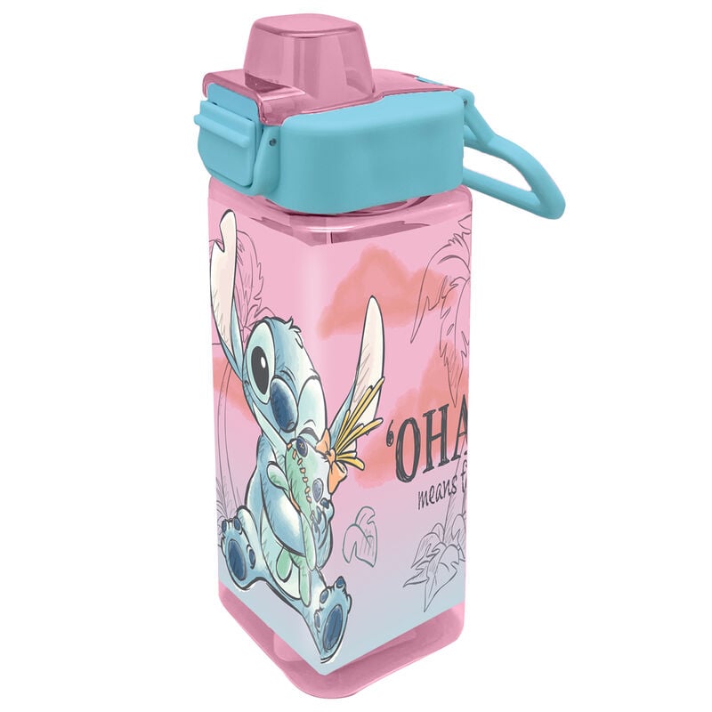 Cantimplora cuadrada Stitch Disney 500ml KIDS LICENSING