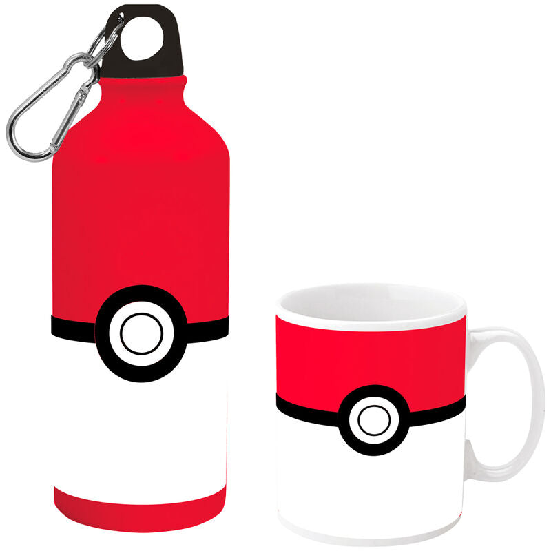 Set cantimplora aluminio + taza ceramica Pokemon KIDS LICENSING