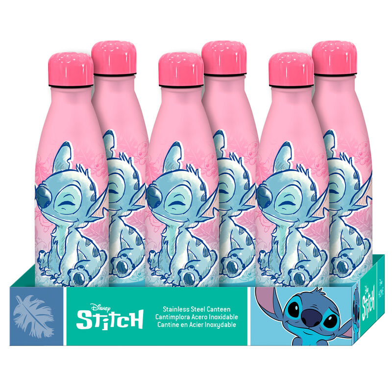 Botella acero inoxidable Stitch Disney 500ml KIDS LICENSING