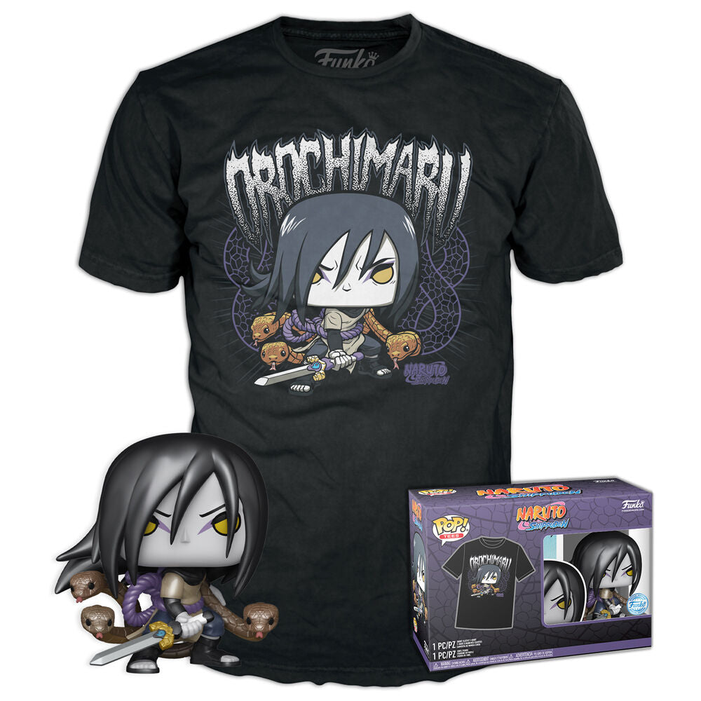 Set figura POP & Tee Naruto Shippuden Orochimaru FUNKO