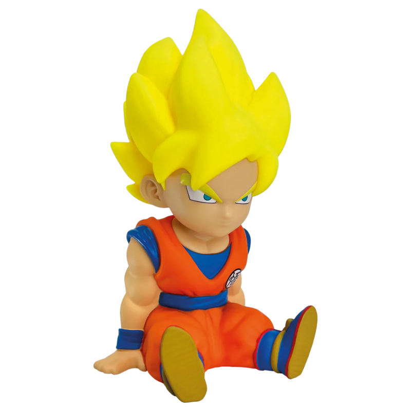 Figura hucha Son Goku Super Saiyan Dragon Ball Super 15cm PLASTOY