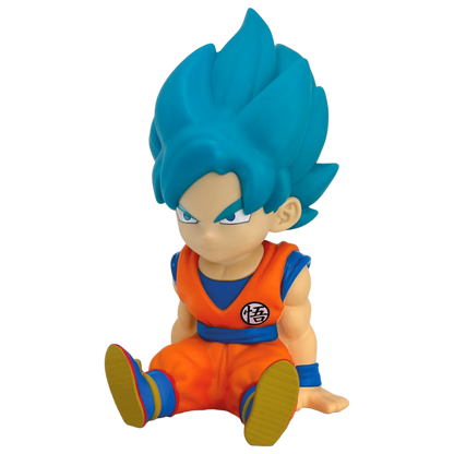 Figura hucha Son Goku Super Saiyan Blue Dragon Ball Super 15cm PLASTOY