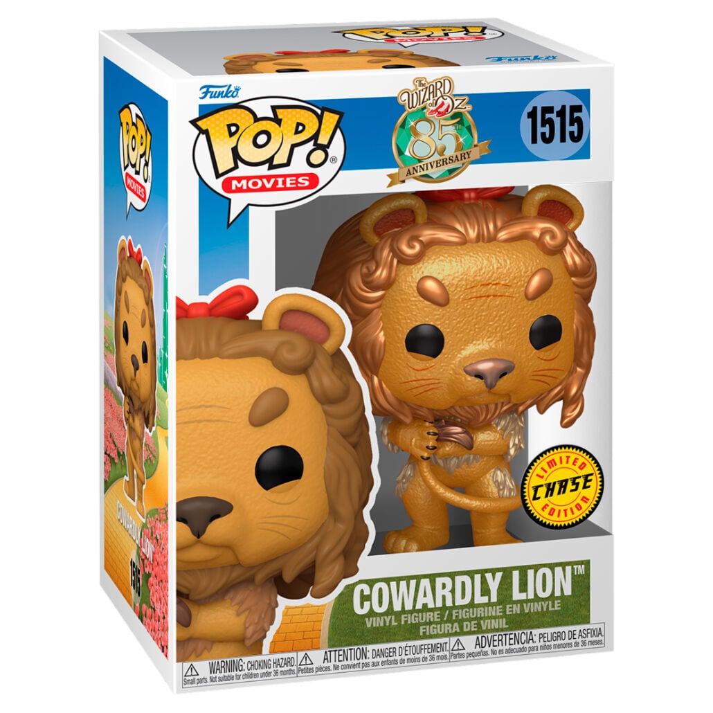 Figura POP El Mago de Oz Cowardly Lion Chase FUNKO