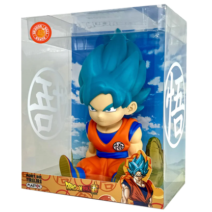 Figura hucha Son Goku Super Saiyan Blue Dragon Ball Super 15cm PLASTOY