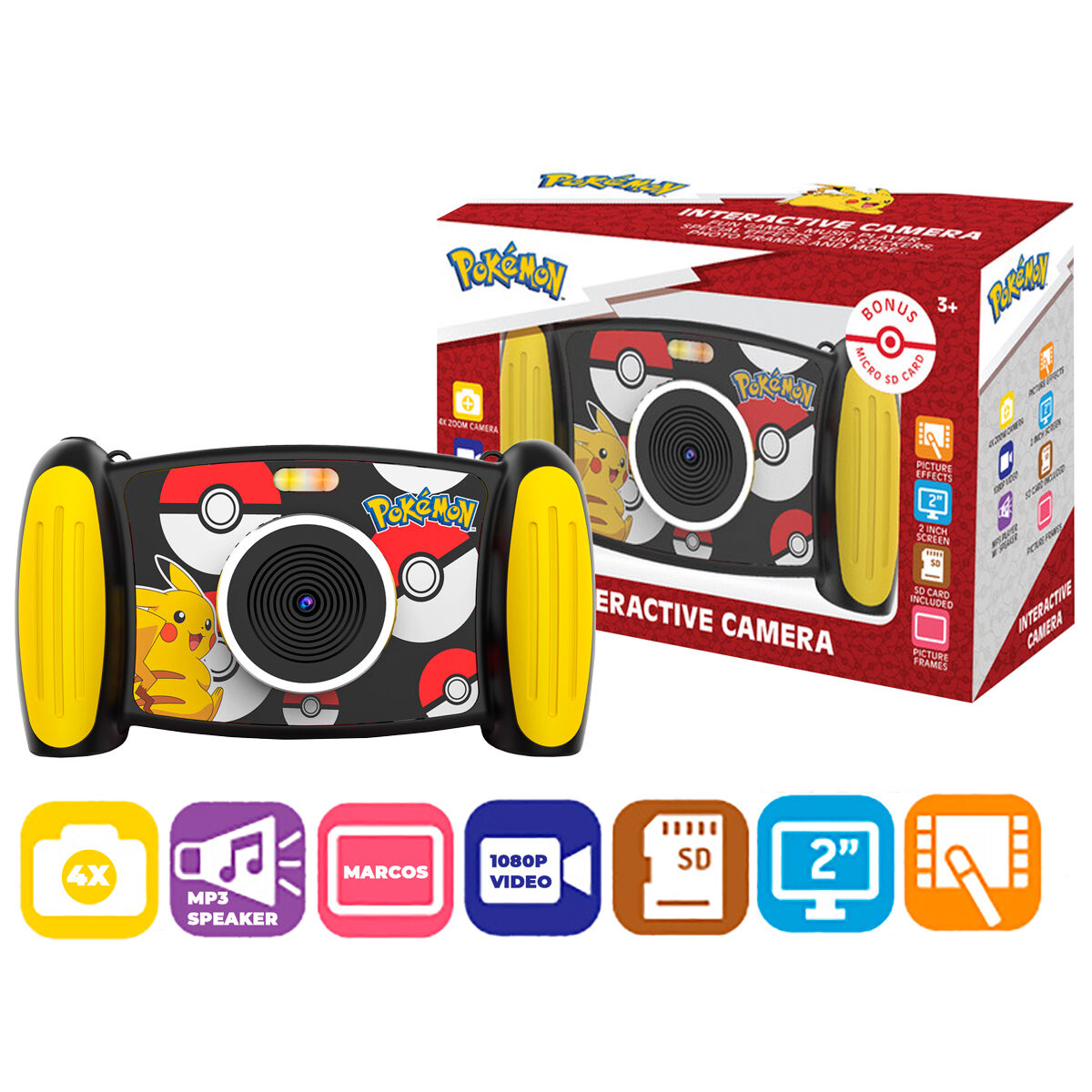 Camara interactiva Pokemon KIDS LICENSING