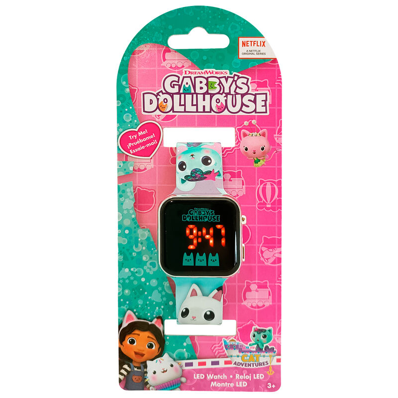 Reloj led La Casa de Muñecas de Gabby KIDS LICENSING