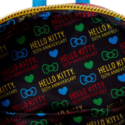 Mochila 50th Anniversary Hello Kitty Loungefly 26cm LOUNGEFLY