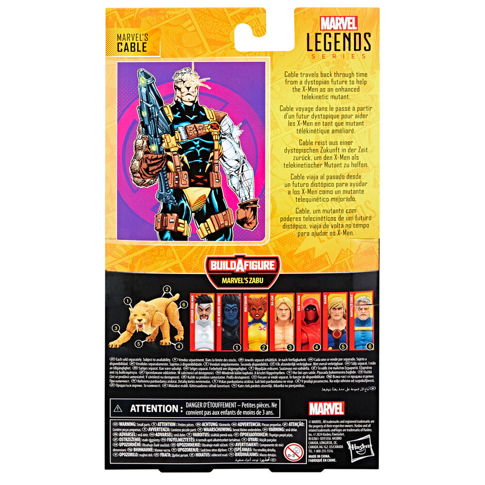 Figura Marvels Cable Marvel Legends Series 15cm HASBRO
