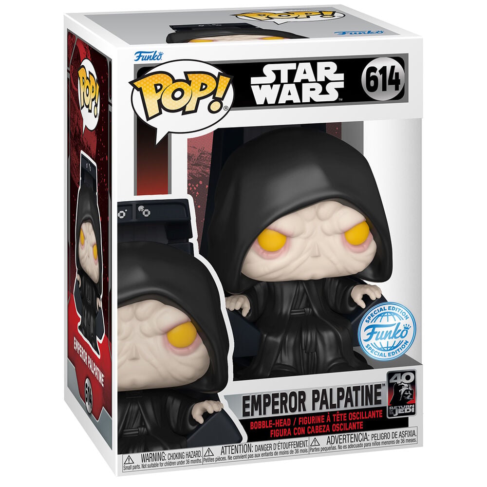 Figura POP Star Wars Emperor Palpatine Exclusive FUNKO