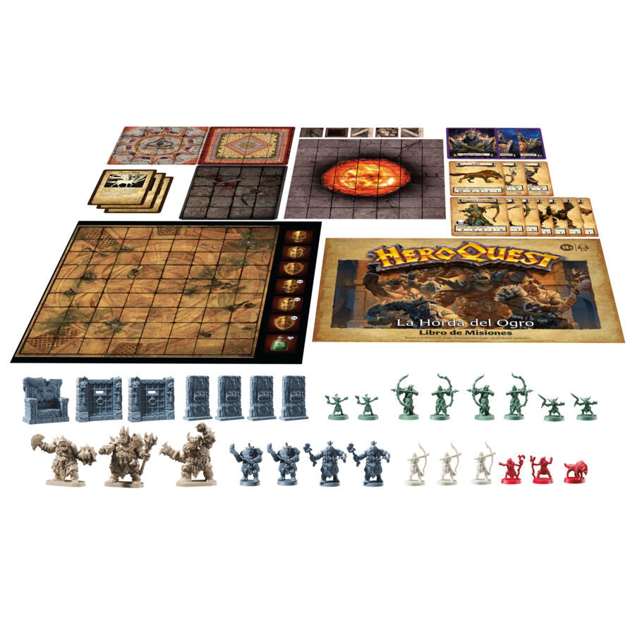 Expansion juego mesa La Horda del Ogro Heroquest español HASBRO