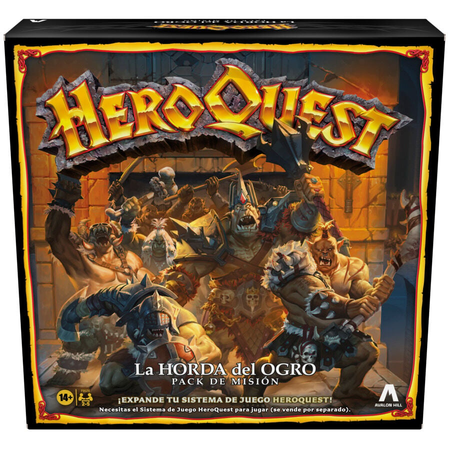 Expansion juego mesa La Horda del Ogro Heroquest español HASBRO