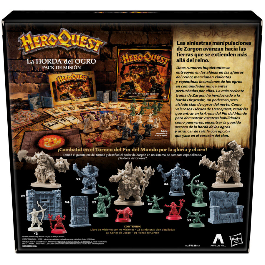 Expansion juego mesa La Horda del Ogro Heroquest español HASBRO