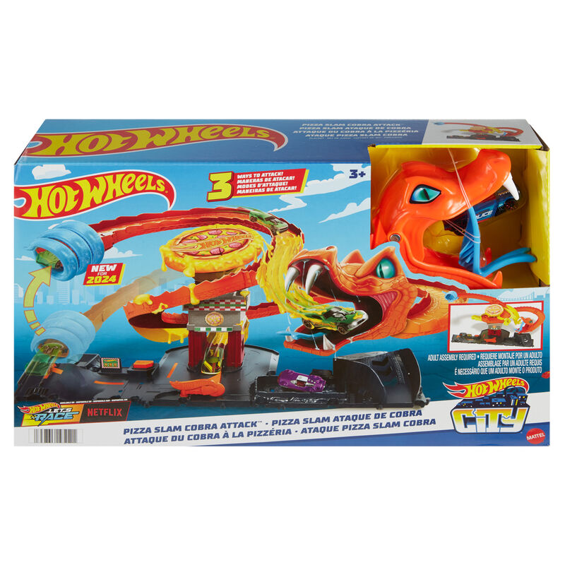 Pista Pizza Slam Ataque de Cobra Hot Wheels MATTEL