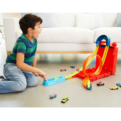 Pista Bidon de AcrobaciasTrack Builder Hot Wheels MATTEL