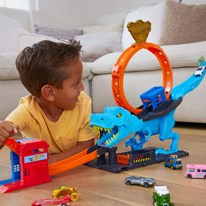 Pista Mordida de T-Rex Hot Wheels MATTEL