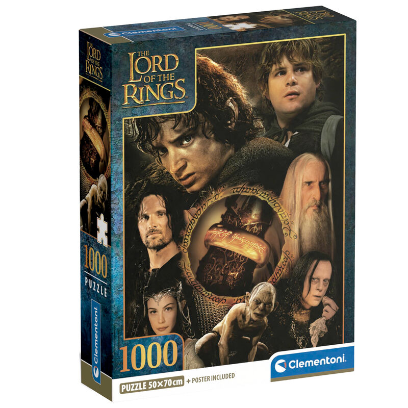 Puzzle El Señor de los Anillos 1000pcs CLEMENTONI