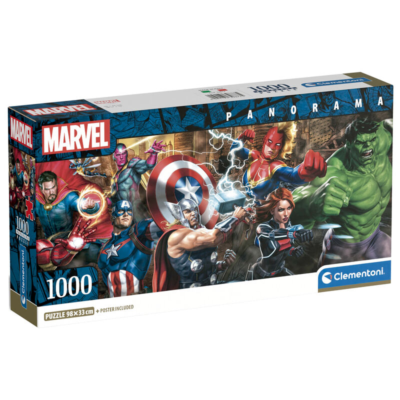 Puzzle panorama Marvel 1000pzs CLEMENTONI
