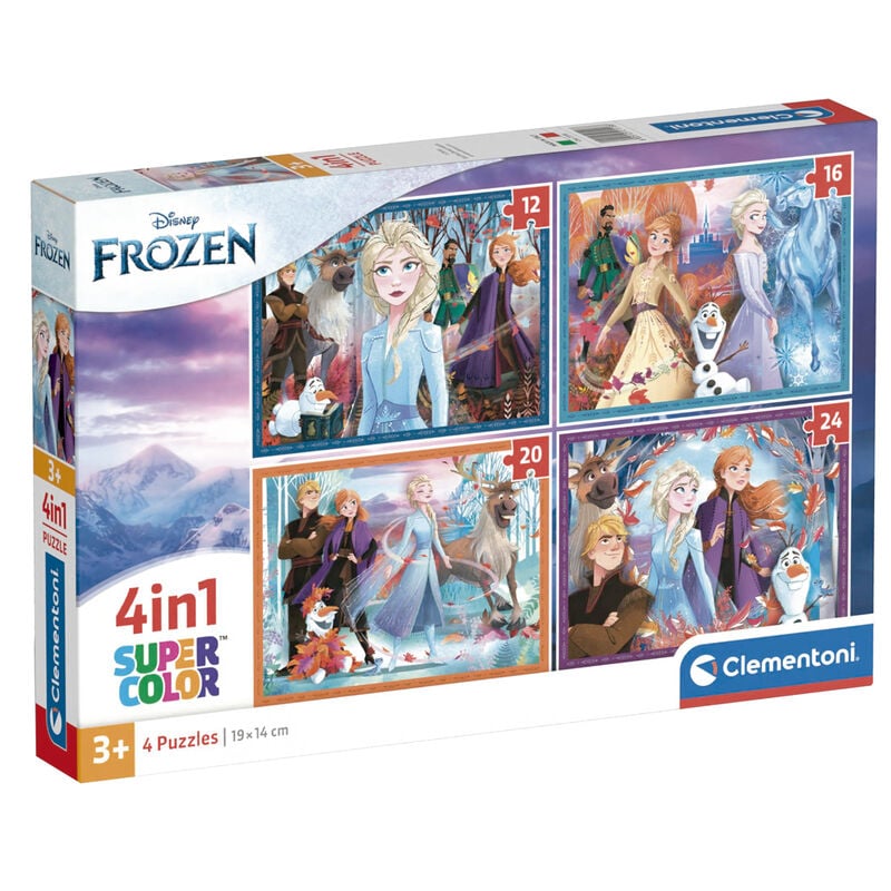 Puzzle Frozen Disney 12-16-20-24pzs CLEMENTONI