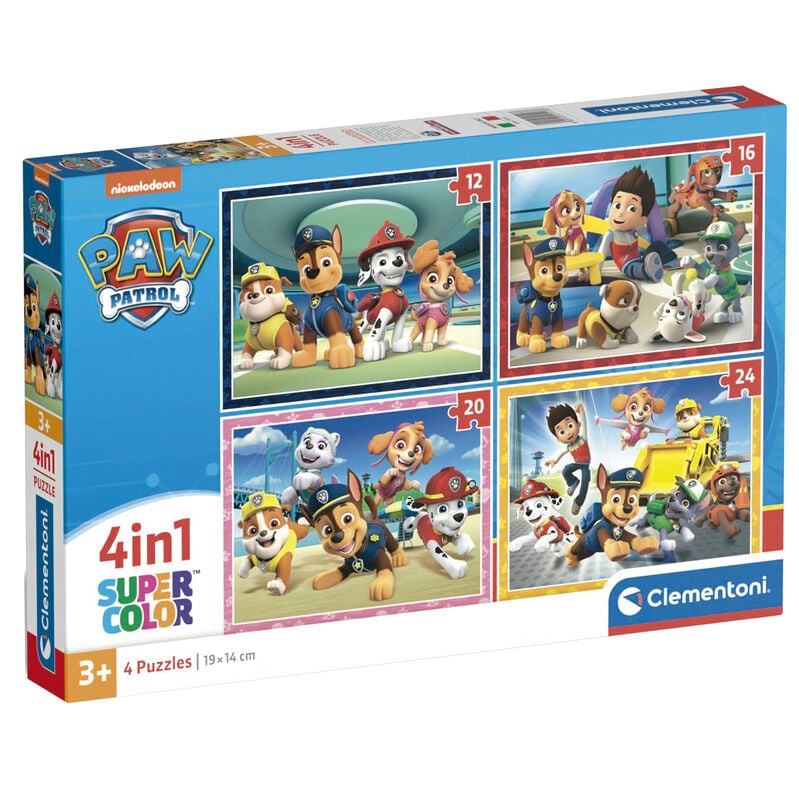 Puzzle Patrulla Canina Paw Patrol 12-16-20-24pzs CLEMENTONI