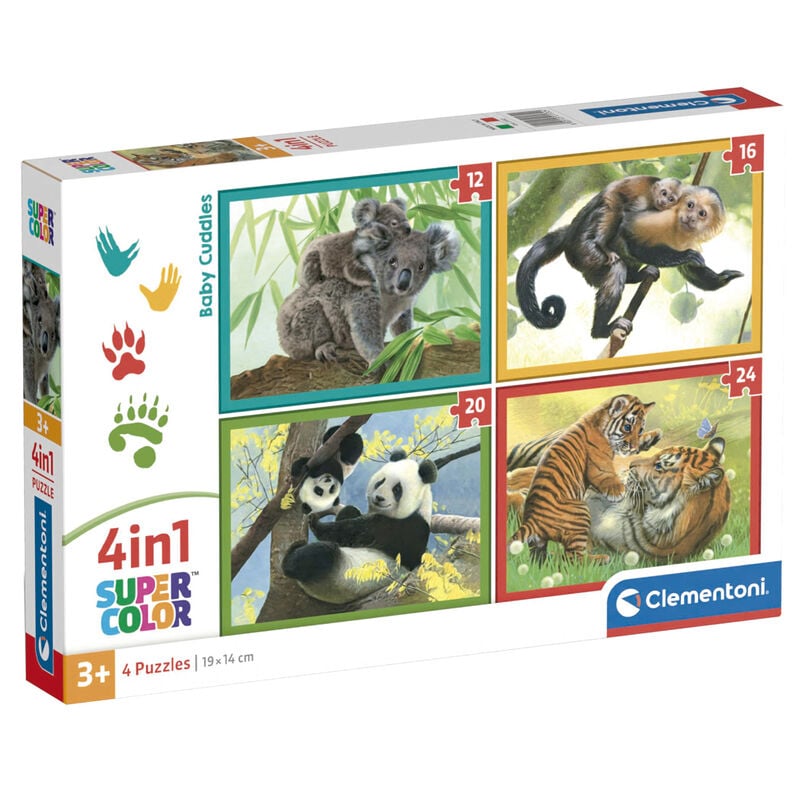 Puzzle Noli Baby Cuddles 12-16-20-24pzs CLEMENTONI