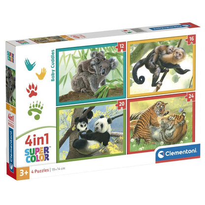 Puzzle Noli Baby Cuddles 12-16-20-24pzs CLEMENTONI