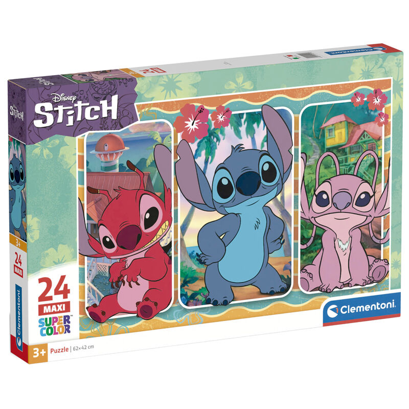 Puzzle maxi Stitch Disney 24pzs CLEMENTONI