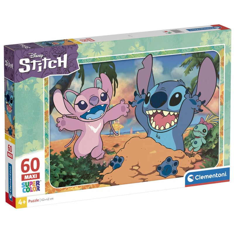 Puzzle maxi Stitch Disney 60pzs CLEMENTONI