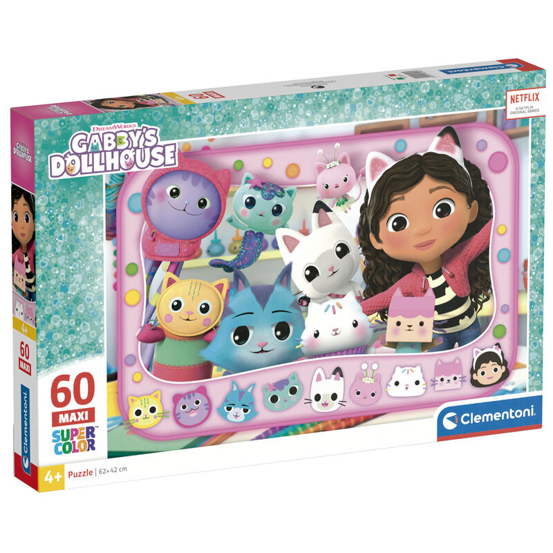 Puzzle maxi La Casa de Muñecas de Gabby 60pzs CLEMENTONI