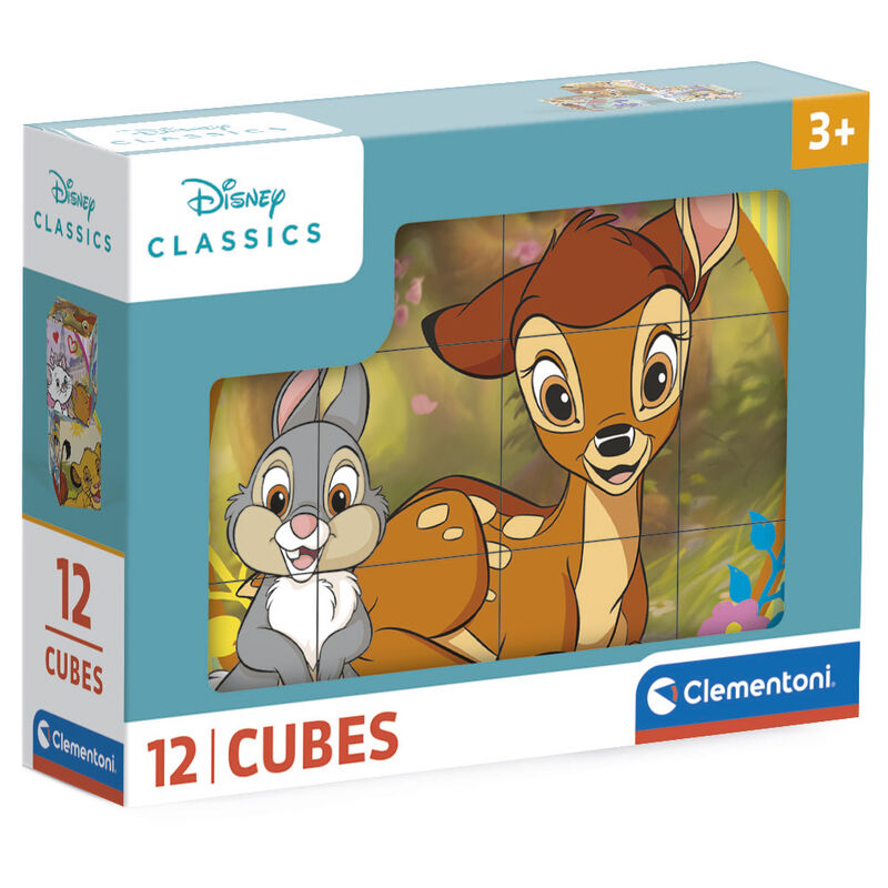 Puzzle cubo Bambi Disney 12pzs CLEMENTONI