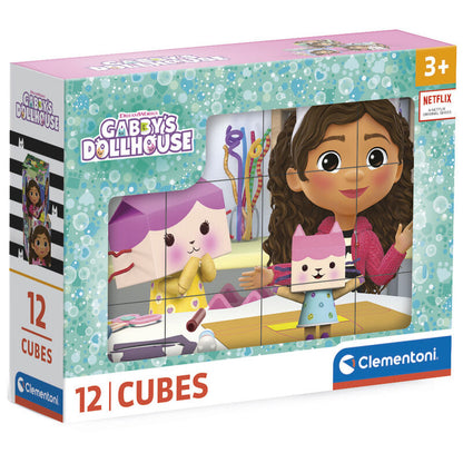 Puzzle cubo La Casa de Muñecas de Gabby 12pzs CLEMENTONI