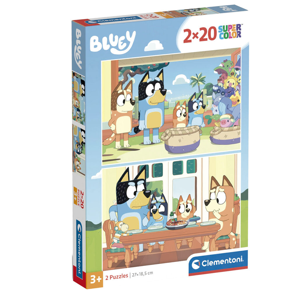 Puzzle Bluey 2x20pzs CLEMENTONI