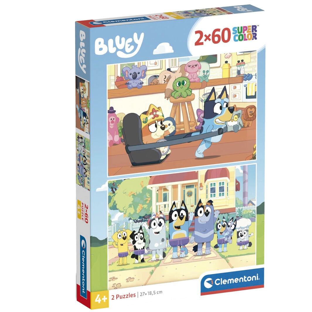 Puzzle Bluey 2x60pzs CLEMENTONI