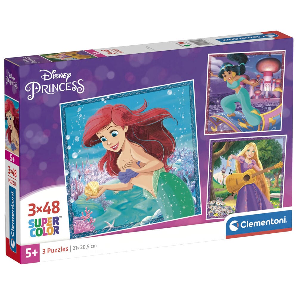 Puzzle Princesas Disney 3x48pzs CLEMENTONI