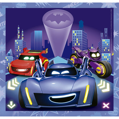 Puzzle maxi Batwheels DC Comics 3x48pzs CLEMENTONI